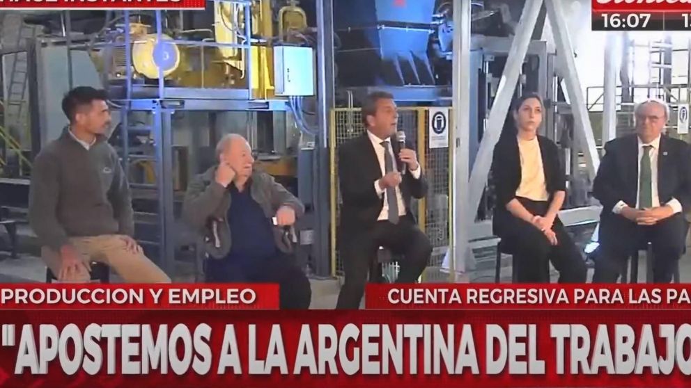 Sergio Massa alertó desde Córdoba que Juntos por el Cambio "promueve la precarización laboral".