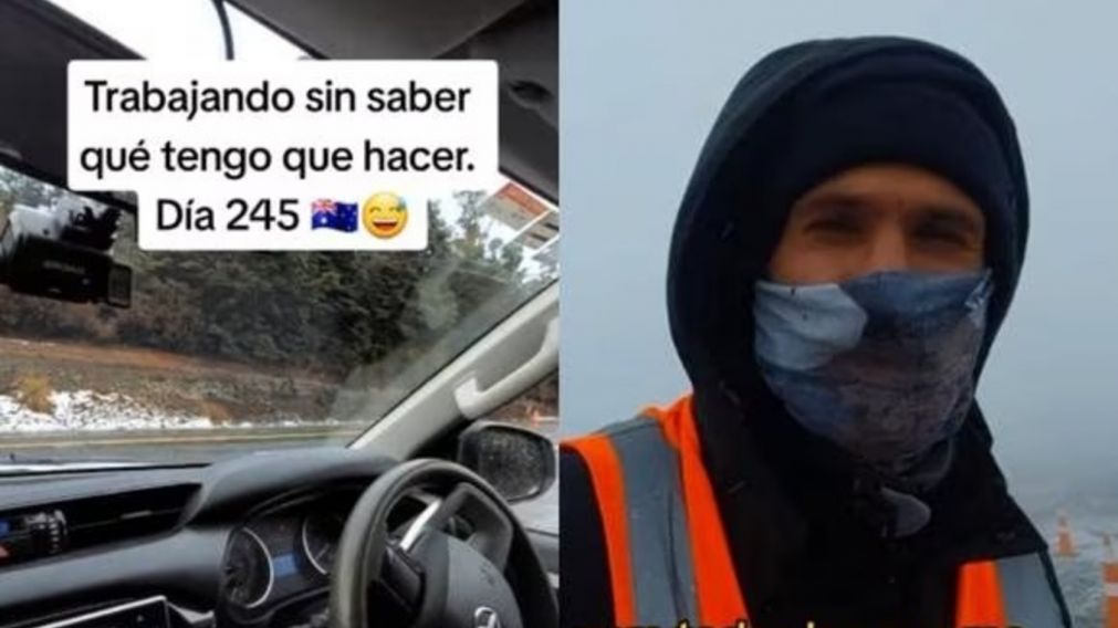 Un argentino mostró lo sencillo que es su trabajo en Nueva Zelanda y se volvió viral (Imagen captura vídeo).