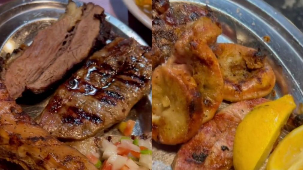 Mostró todo lo que comió en una parrilla de Buenos Aires y el precio enloqueció a los usuarios de TikTok.