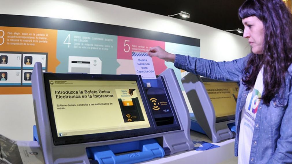 .Cómo se votará con la boleta única electrónica.