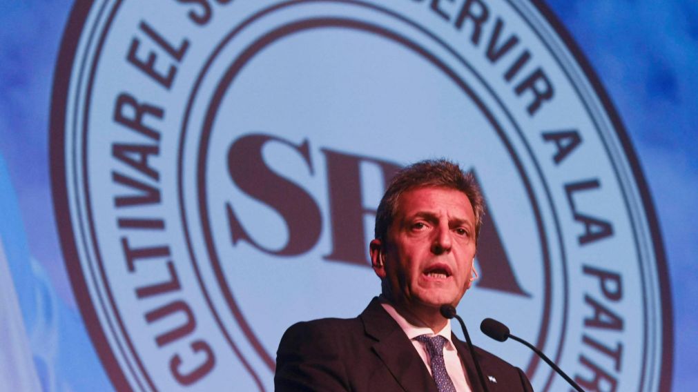 Sergio Massa: "Creo en el campo argentino como uno de los motores del crecimiento económico" del país.