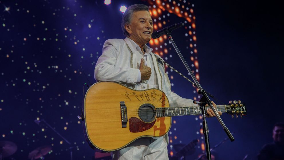 Palito Ortega la rompió en el Luna Park.