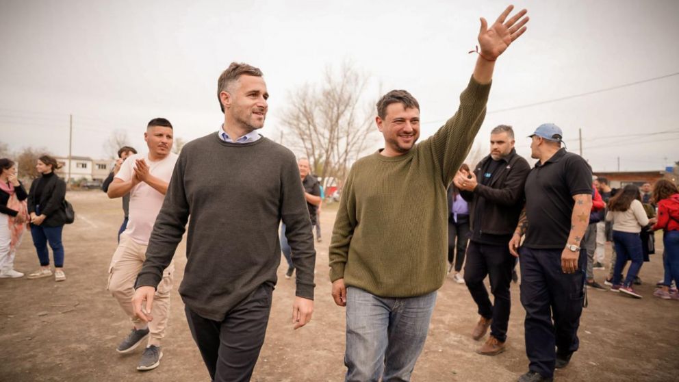 Juan Grabois de recorrida por Luj�n y Pilar de cara a las PASO (Telam).