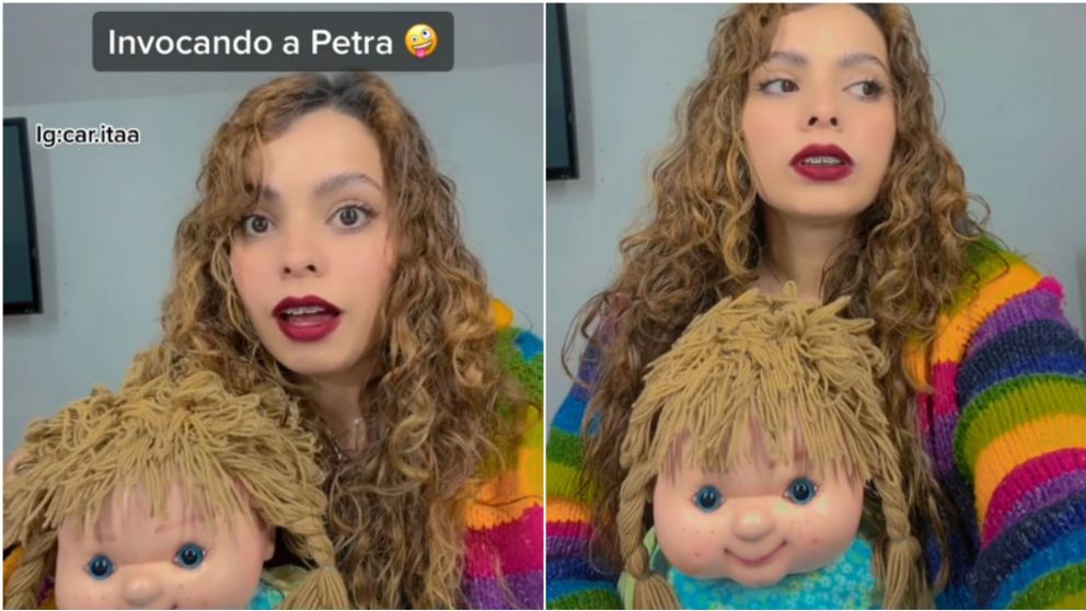 Una joven tiktoker asegura que su muñeca cobra vida y cumple deseos, por lo que hizo un video para demostrarlo.
