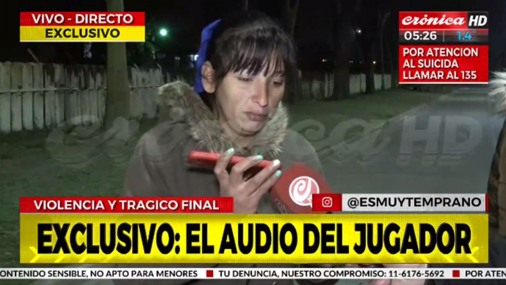 La hermana de Tapón compartió con Crónica la última comunicación que mantuvo con él.