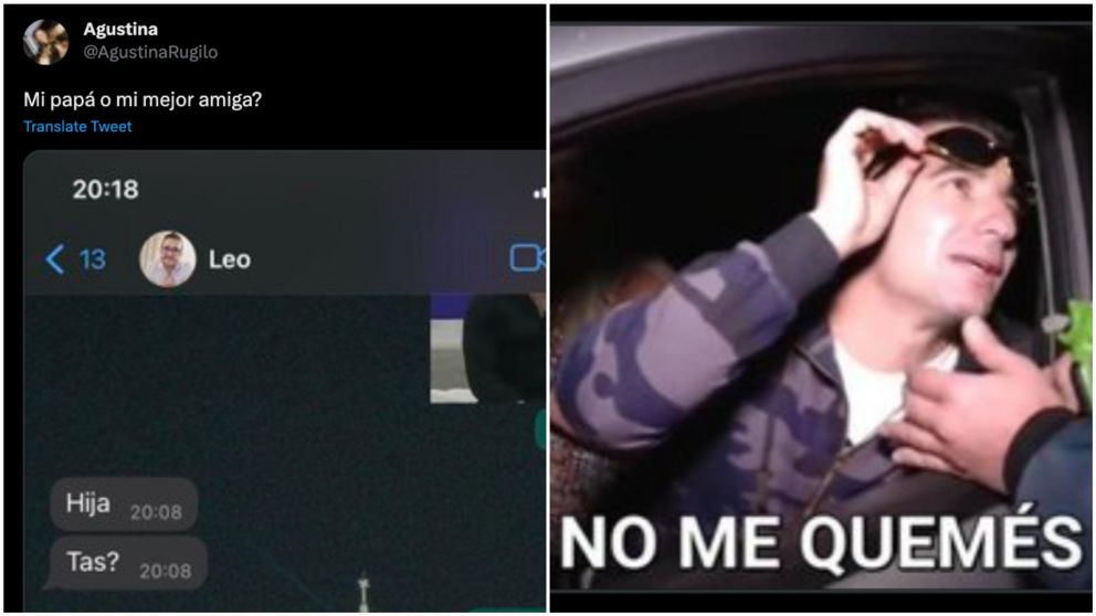 En Twitter, muchos salieron a "bancar" al padre.