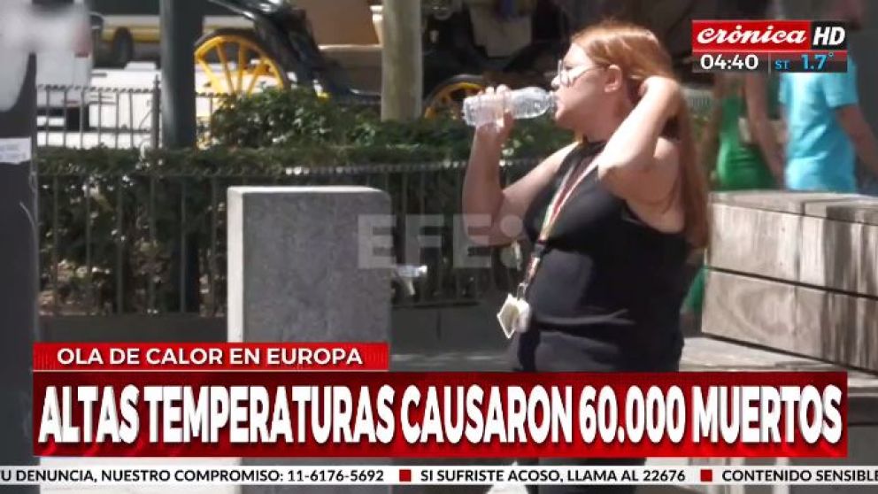 Alerta máxima por ola de calor que afecta a Europa