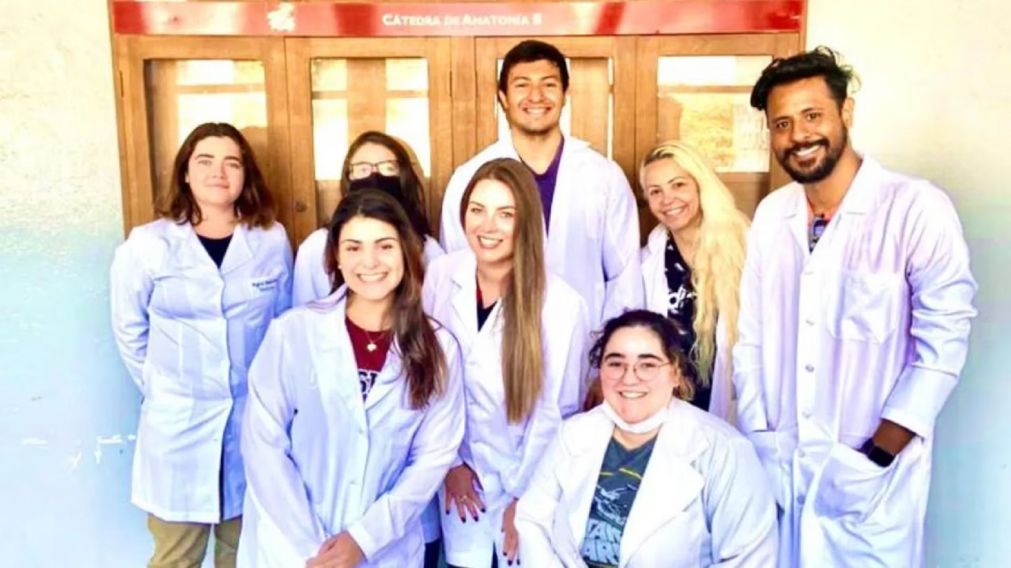 Alrededor del 25 por ciento de los alumnos de la Facultad de Medicina en la UNLP son de Brasil.