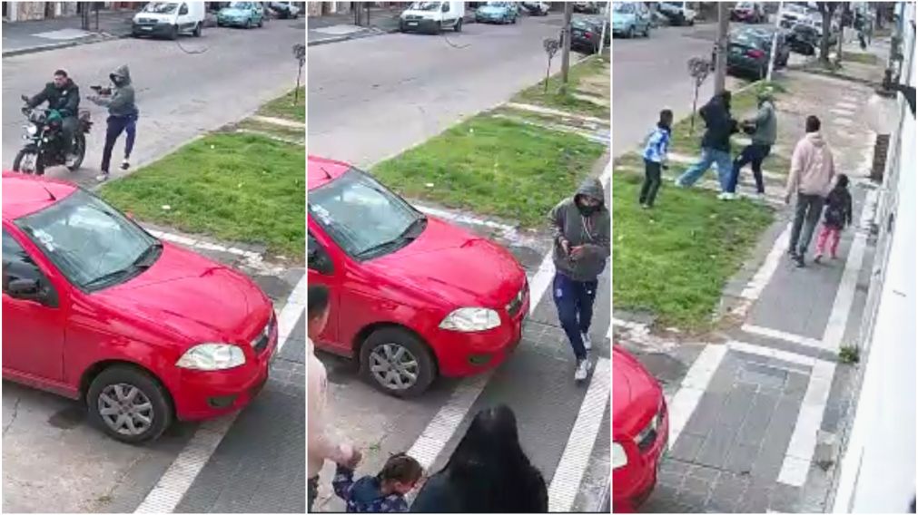 Así, motochorro atacó a una madre y sus tres hijos cuando iban al club: "Déjala a mi mamá" imploraban los menores.