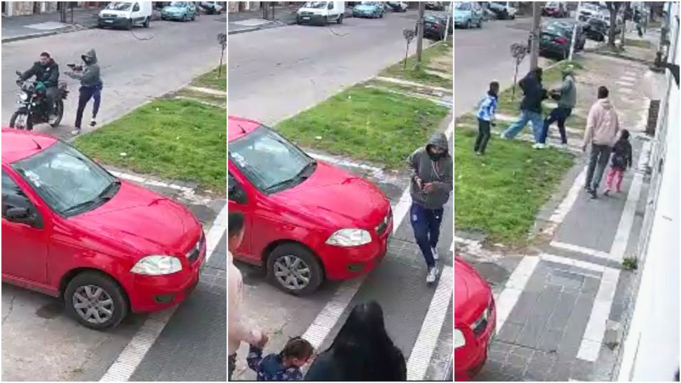 Así, motochorro atacó a una madre y sus tres hijos cuando iban al club: "Déjala a mi mamá" imploraban los menores.