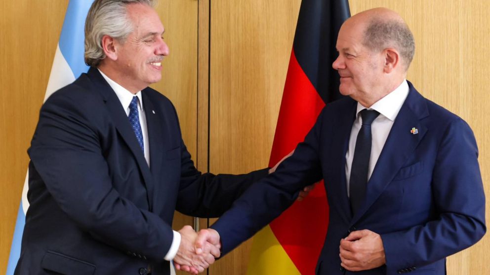 Alberto Fernández remarcó junto al canciller alemán Olaf Scholz el rol de Argentina en energía.