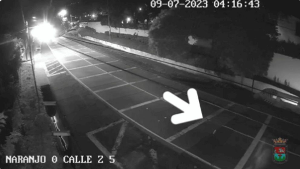 Motociclista choca por culpa de un supuesto fantasma.