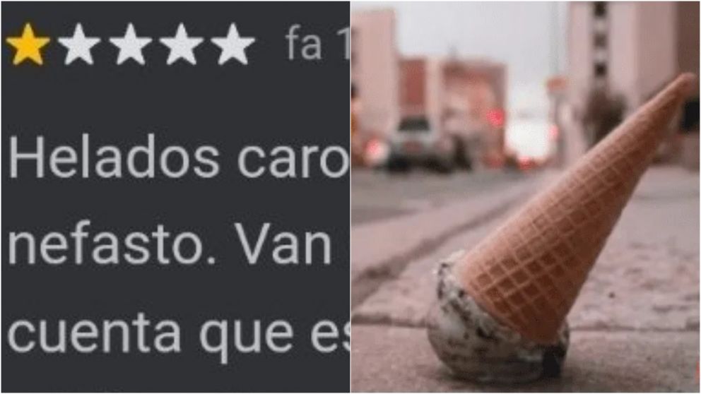 Fue a una heladería, a su hijo se le cayó el cucurucho al piso y se lo cobraron: se hizo el "picante" y lo "acomodaron" con la respuesta