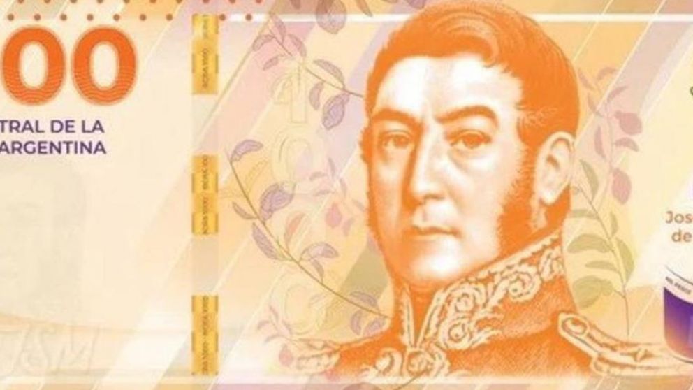 Ya está en circulación el nuevo billete de $ 1.000 con la imagen de San Martín.