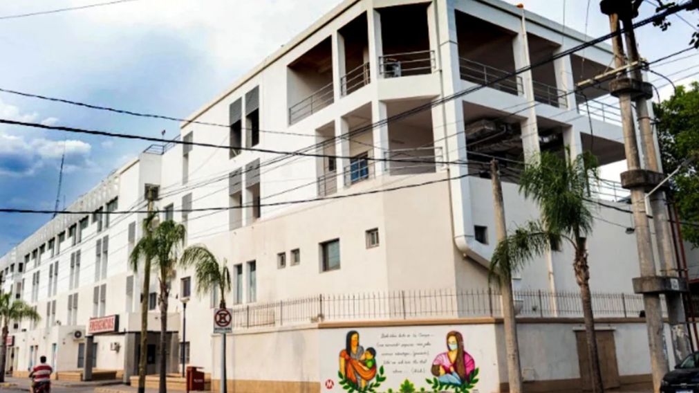 El hospital de donde se llevaron la beba.