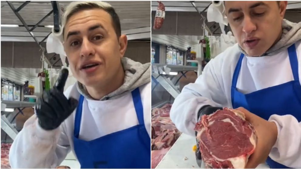 El carnicero tiktoker que ayuda a las personas con sus tips para comprar de manera inteligente en la carnicer�a.