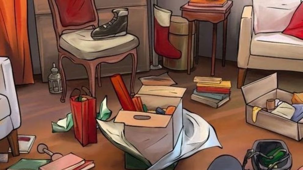 En este reto viral deberá hallar en menos de 5 segundos a la pelotita de tenis perdida en la escena.