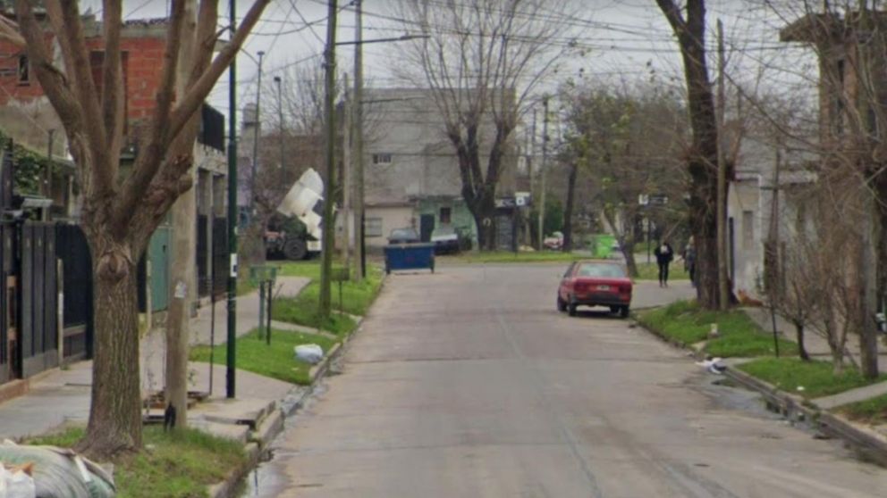 En este barrio ocurrió el crimen de María José Borges (Google Street View).