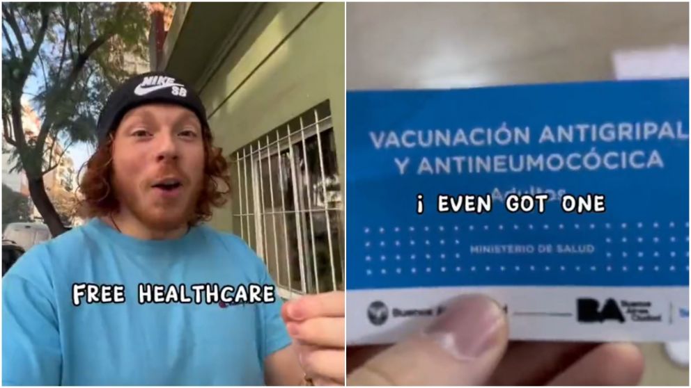 Joven estadounidense desató la polémica en las redes por sus dichos sobre el sistema de salud gratuito en Argentina.