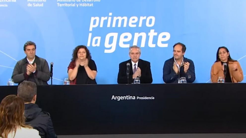 El Presidente present� una serie de proyectos de infraestructura�para la plena implementaci�n de la Ley Nacional de Salud Mental (Captura de video).