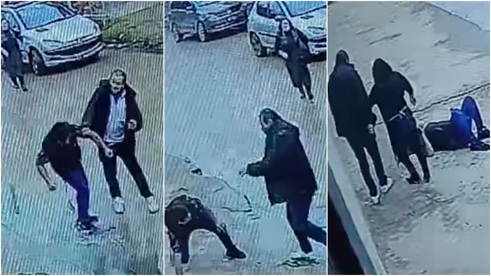 La violenta secuencia de im�genes ser�a aportada en la causa como prueba.