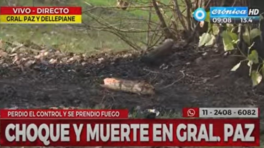 Grave accidente de tránsito terminó con un muerto en Avenida General Paz.