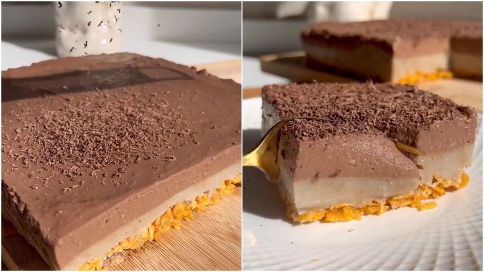 Este postre es ideal para la merienda.