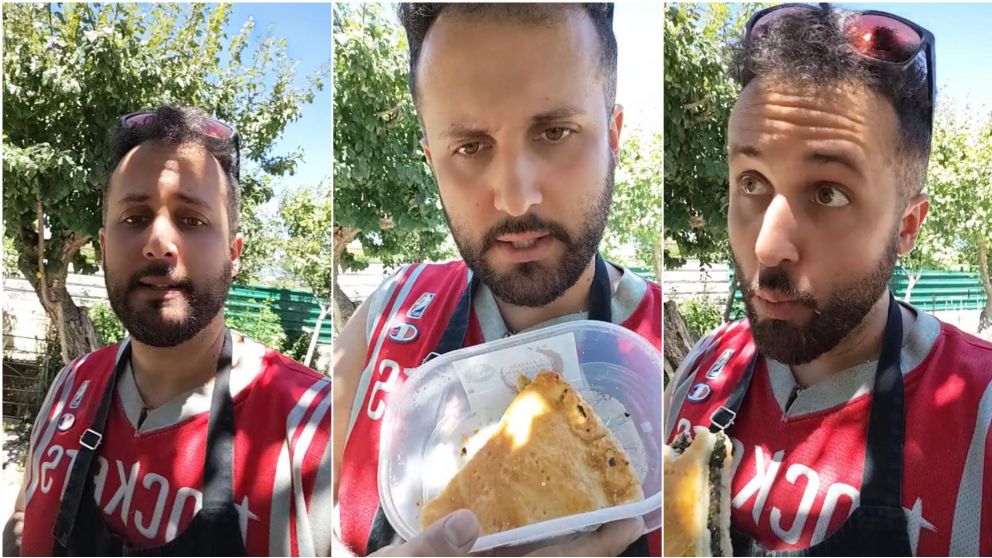 Un español probó la pascualina y tuvo una curiosa reacción.