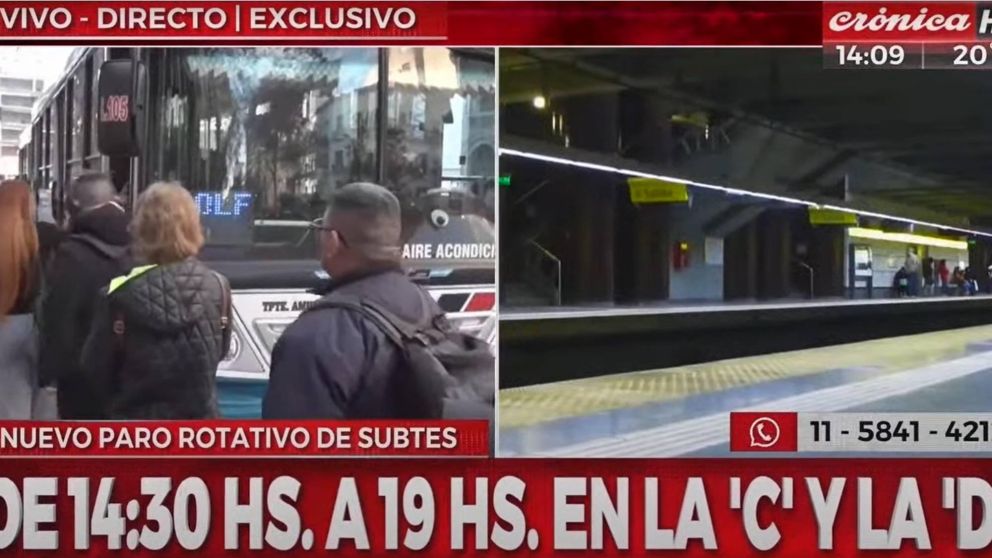 Se adelant� el paro de subtes: estas son las l�neas afectadas.