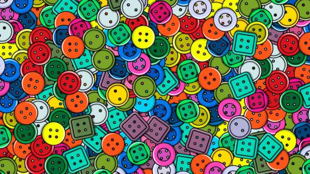 En el siguiente reto viral deberá hallar en menos de 10 segundos a los cinco botones dorados.