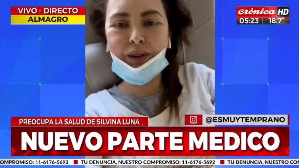 La salud de Silvina Luna: ¿qué dice el último parte médico?