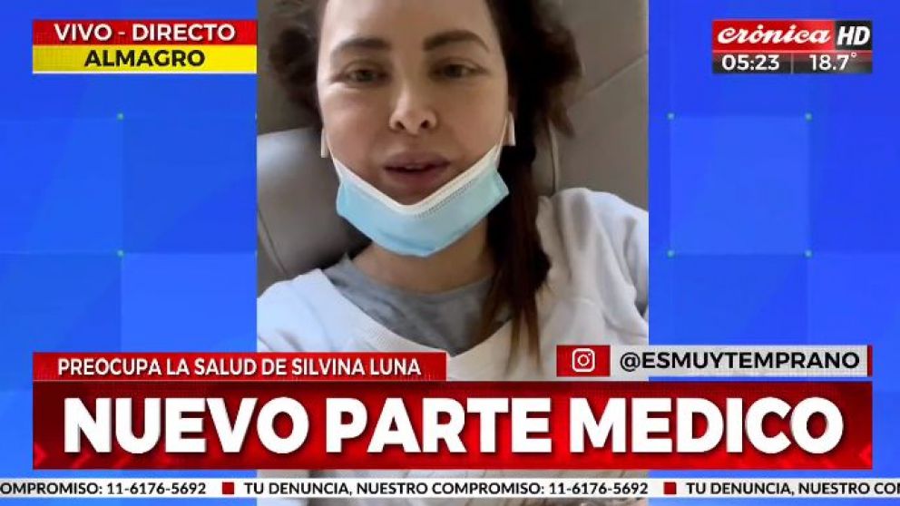 La salud de Silvina Luna: ¿qué dice el último parte médico?