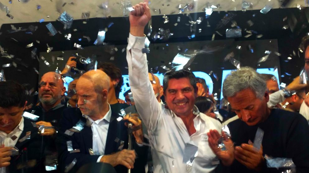 Orrego celebra en San Juan (Télam).