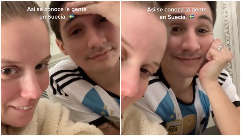 La pareja se volvió "famosa" en TikTok.