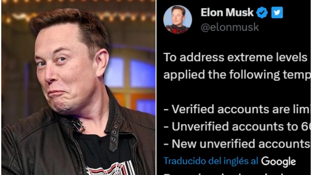 Elon Musk impuso limites temporales a la lectura de tuits.