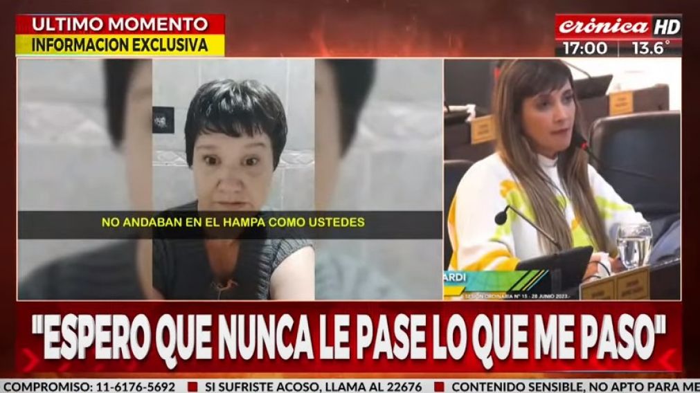 La mamá de Cecilia le contestó a la diputada: "Espero a que esta mujer no le pasé lo que me pasó a mi".