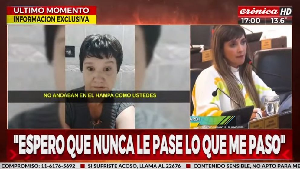 La mamá de Cecilia le contestó a la diputada: "Espero a que esta mujer no le pasé lo que me pasó a mi".