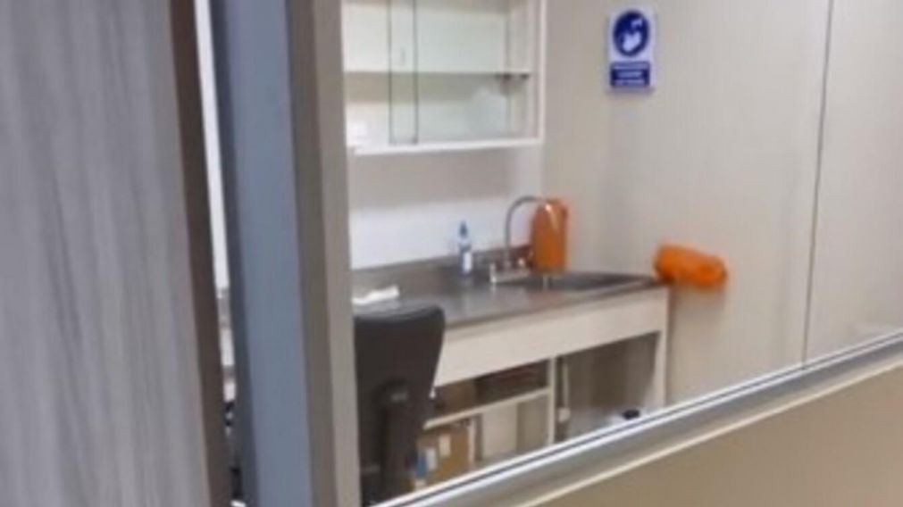El episodio paranormal tuvo lugar en un hospital de México (Captura de video).