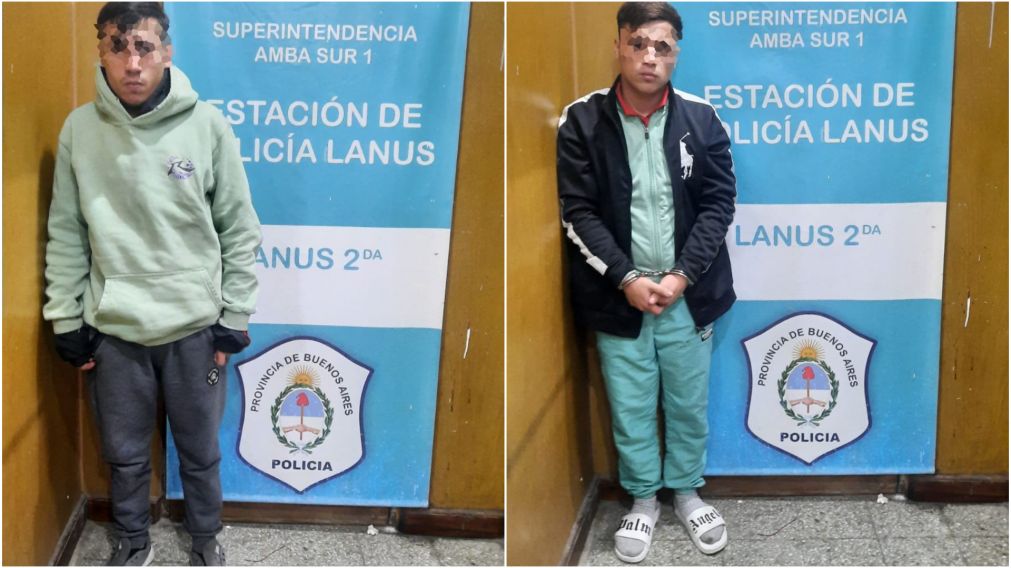 Los dos imputados tras las rejas fueron sorprendidos durante un operativo.