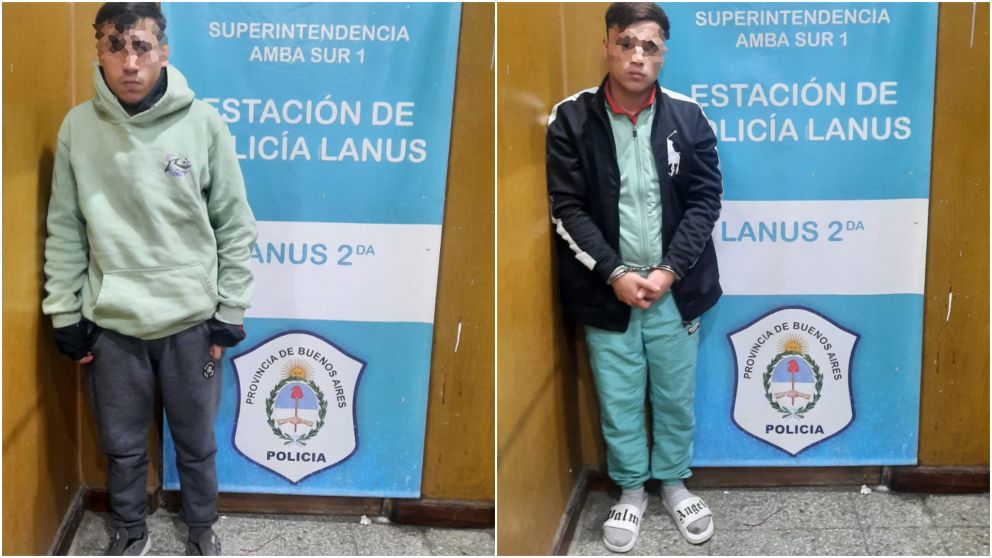 Los dos imputados tras las rejas fueron sorprendidos durante un operativo.