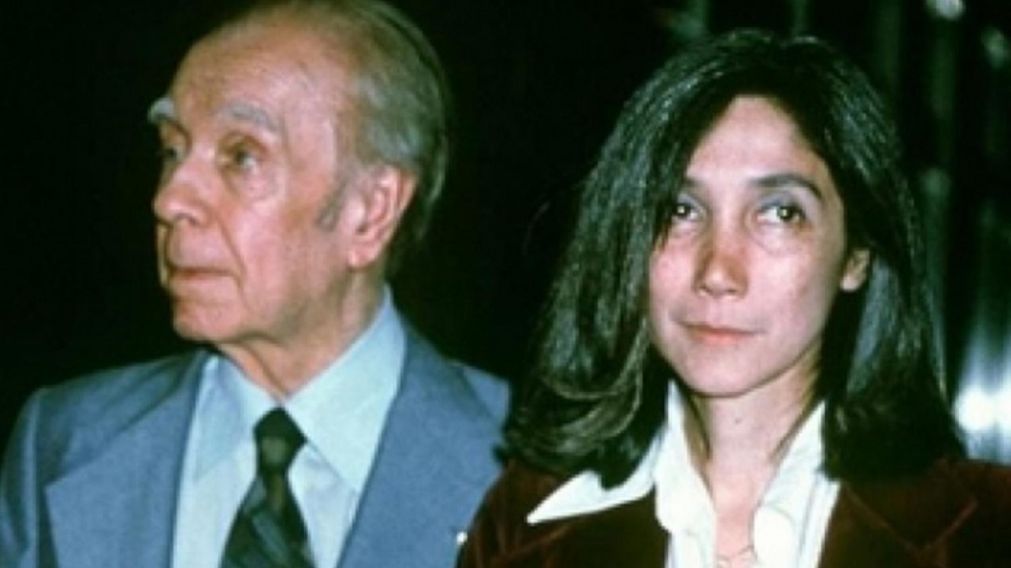 Jorge Luis Borges y María Kodama no estaban casados, pero eran pareja.