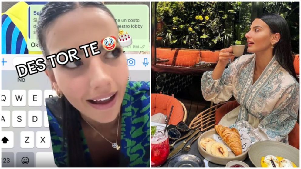 Una chica se descargó contra un restaurante por un polémico recargo y es viral (TikTok/@danielacelisgonzalez - Instagram/@danielacelisg).