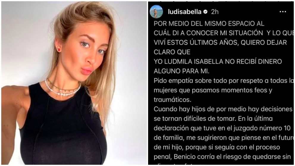 La ex del "Laucha" Acosta negó haber llegado a un arreglo monetario con el futbolista y sigue la denuncia penal.