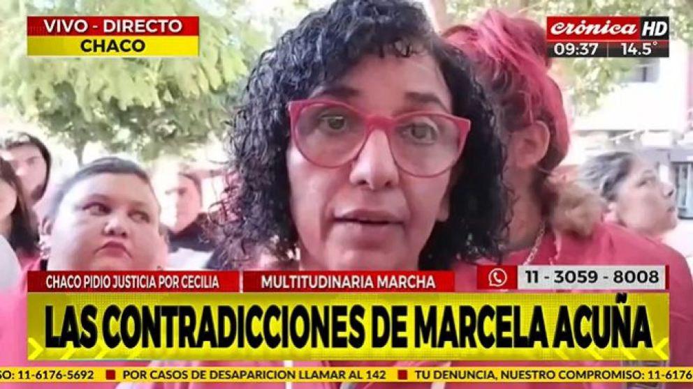 El femicidio de Cecilia y las contradicciones de Marcela Acuña