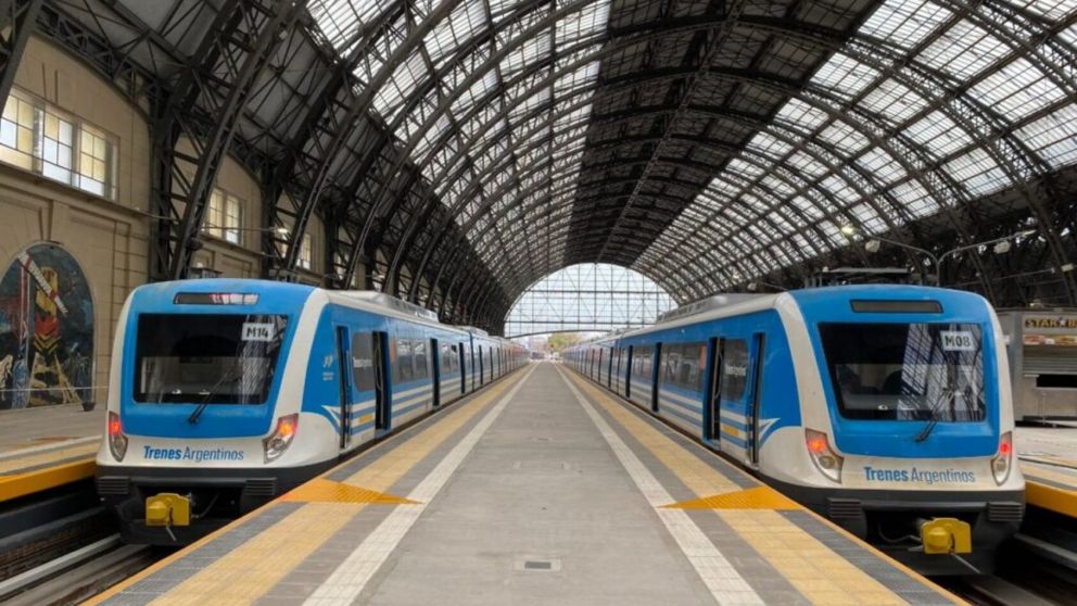 Los trenes de la Línea Mitre volverán a funcionar hasta Retiro a partir de este lunes (Imagen Twitter).