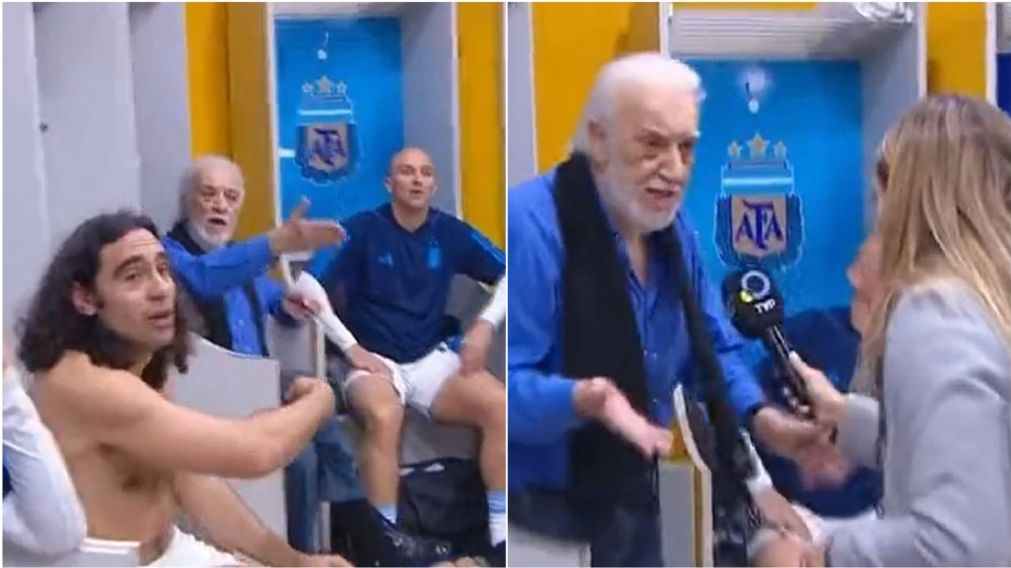 El inc�modo cruce entre Basile y Sofi Mart�nez (Captura de video).