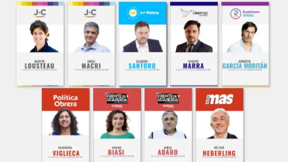 Ya cerró la lista de candidatos para Jefe de Gobierno de CABA.