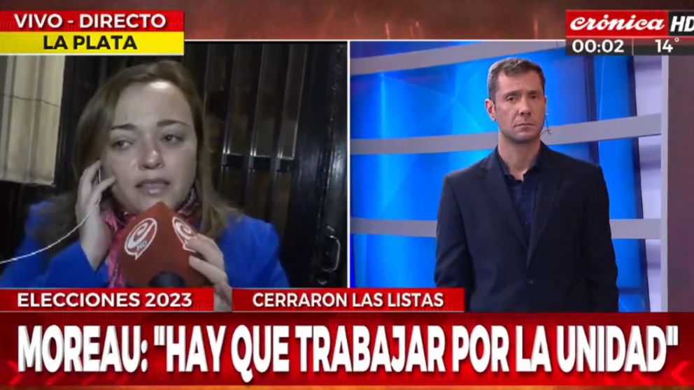 Cecilia Moreau, de cara a las PASO: "Hay que trabajar por la unidad del peronismo".