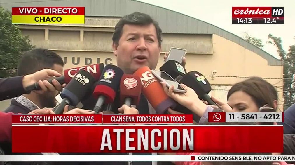 "La familia reconoció el anillo y la valija de Cecilia", afirmó Juan Arreguin, abogado querellante del femicidio en Chaco.