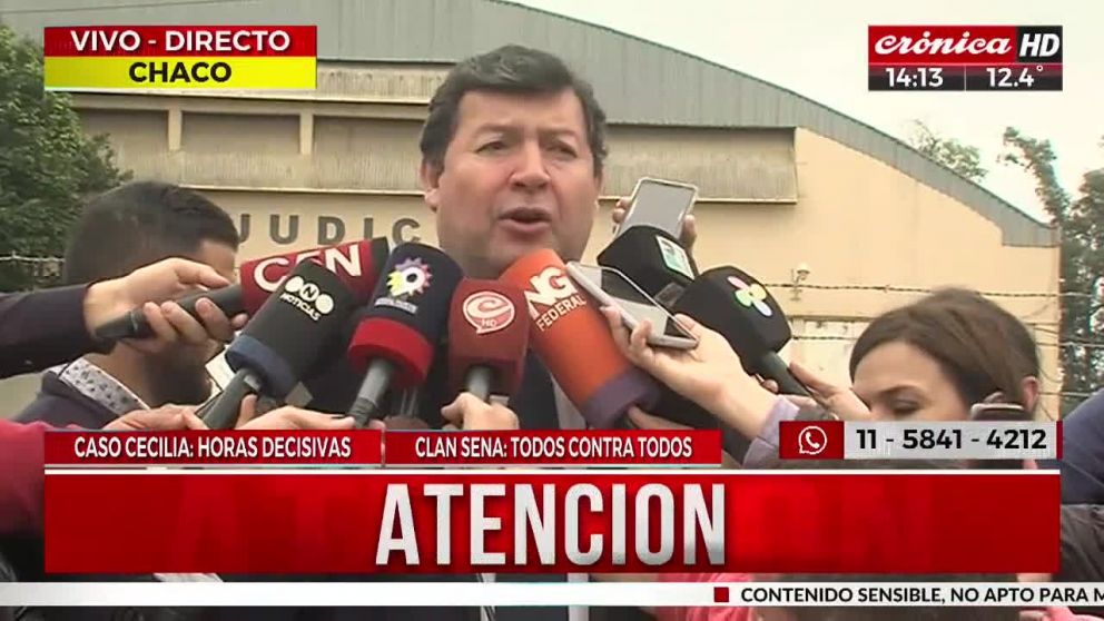 "La familia reconoci� el anillo y la valija de Cecilia", afirm� Juan Arreguin, abogado querellante del femicidio en Chaco.